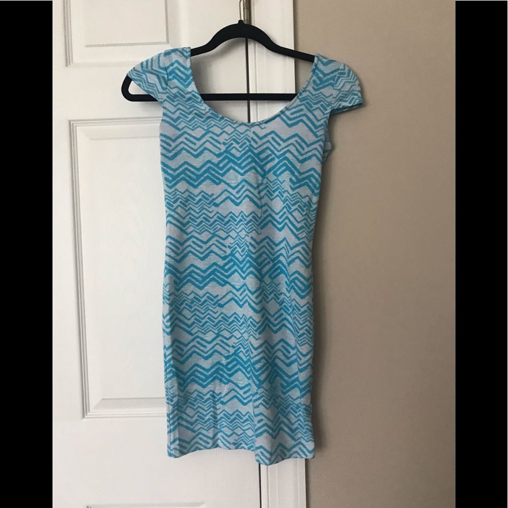 Blue and White Pinkblush Maternity Sundress